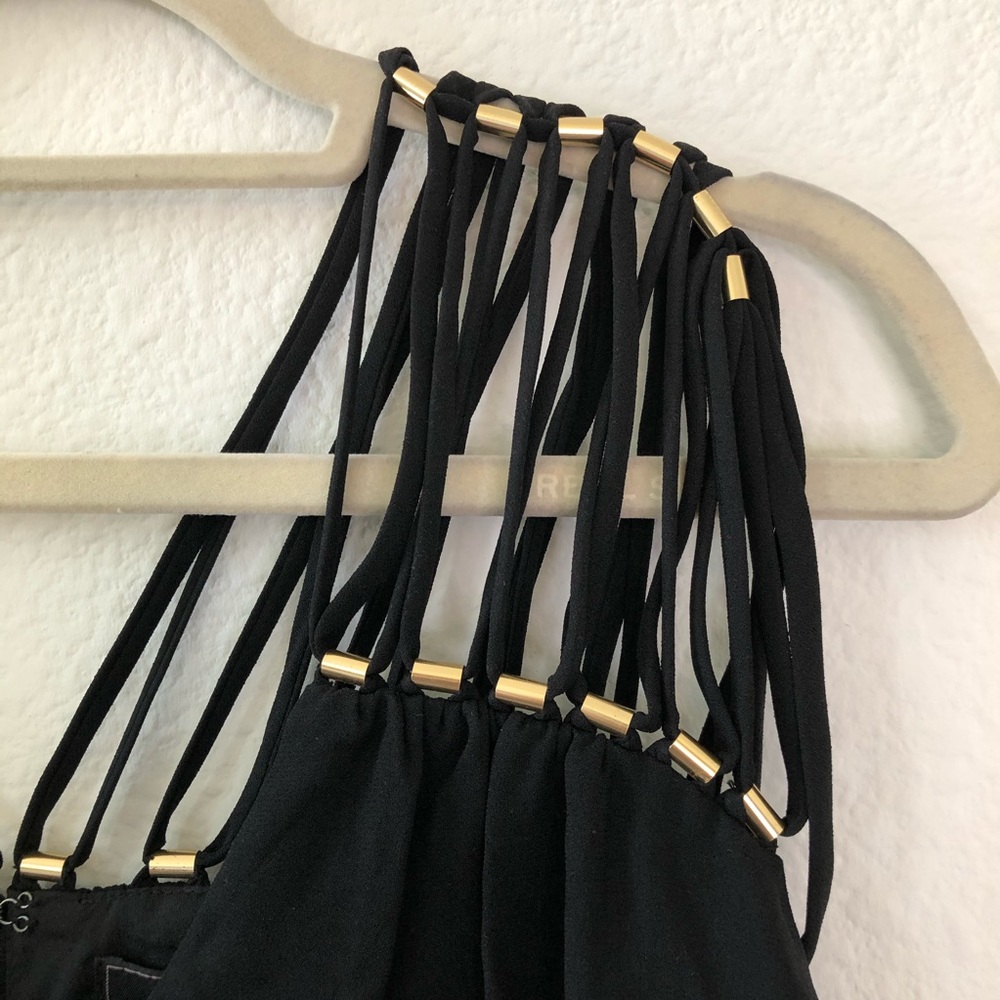 BCBGMaxAzria Arielle Multi-Strap Shift Dress - Picture 6 of 10
